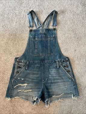 Abercrombie & Fitch Denim Shortalls